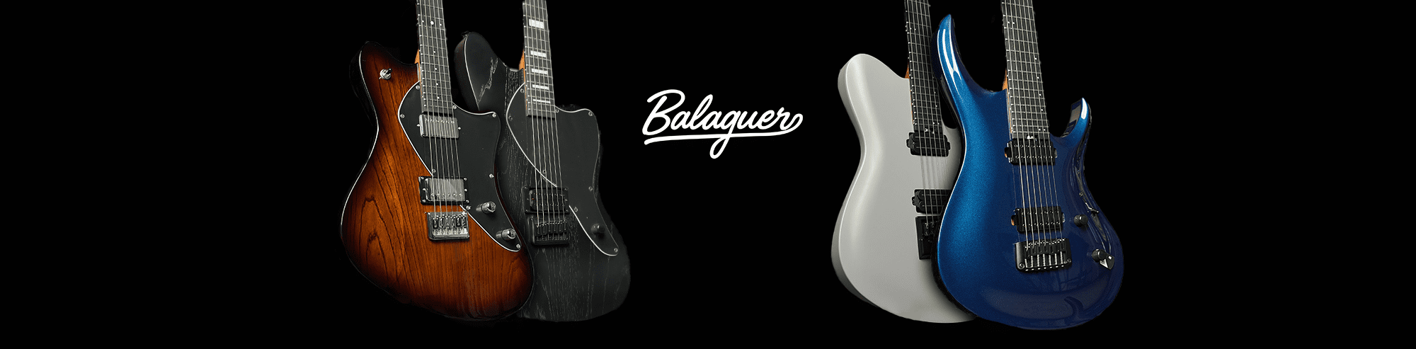 กีตาร์ Balaguer หลากหลายรูปทรงและสีจากคอลเลกชันของแบรนด์